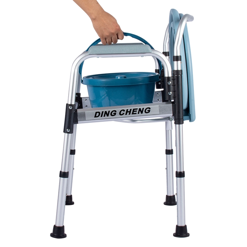 Disabled Aluminum Commode Wheelchair
